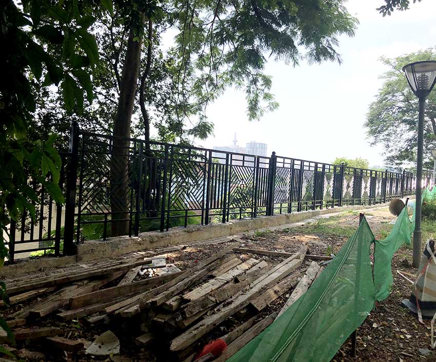 番禺桥城中学围栏